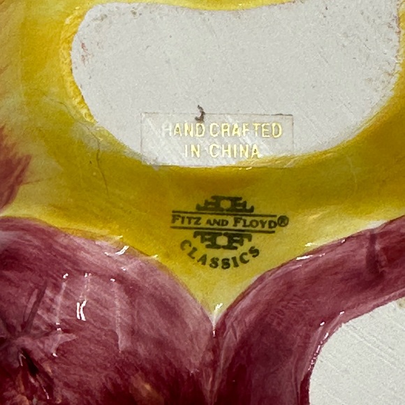 Vintage Fitz and Floyd Classics Country Gourmet Sugar Dish - Picture 7 of 16